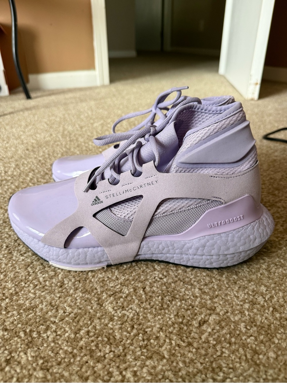 adidas lavender Stella McCartney Ultraboost Mid-Top Sneakers